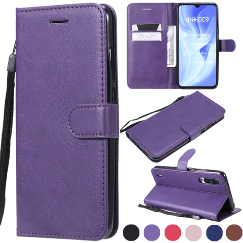 Flip Wallet W/Lanyard Card Slots Stand CoverCase For XiaomiMi 5X 6X 7 8 9 SE/Lite 10 A3 Pro/Lite CC9 E/Pro Note 10 Pro F1 Paly ► Photo 1/6