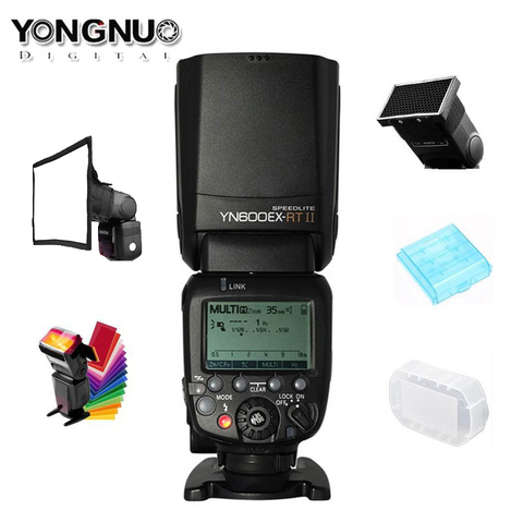 Original YONGNUO YN600EX-RT II 2.4G Wireless HSS 1/8000s Master TTL Flash Speedlite for Canon Camera as 600EX-RT YN600EX RT II ► Photo 1/4