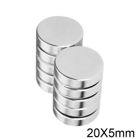 2~40pcs 20x5 mm Powerful Magnetic Rare Earth Neodymium Magnets 20mmx5mm Strong Disc Magnet  20x5mm  Neodymium Magnet 20*5 mm ► Photo 1/6
