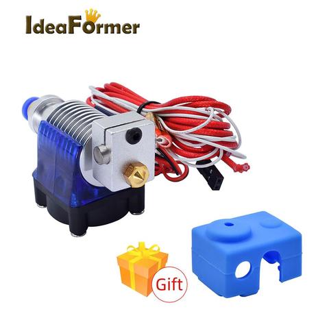 3D Printer Long distance V6 J-head hotend Extruder with Fan for 1.75mm 12V/24V 0.4mm Nozzle for E3D MK Reprap ► Photo 1/6