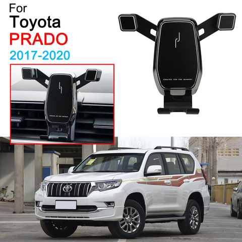 Car Phone Holder Air Vent Mount Clip Clamp Mobile Phone Holder for Toyota Prado Accessories 2017 2022 ► Photo 1/6