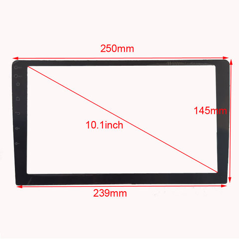 250*145*239MM Tempered Glass Protective Film Sticker for 10.1 inch Car Radio stereo DVD GPS touch full LCD screen 250X145X239MM ► Photo 1/2