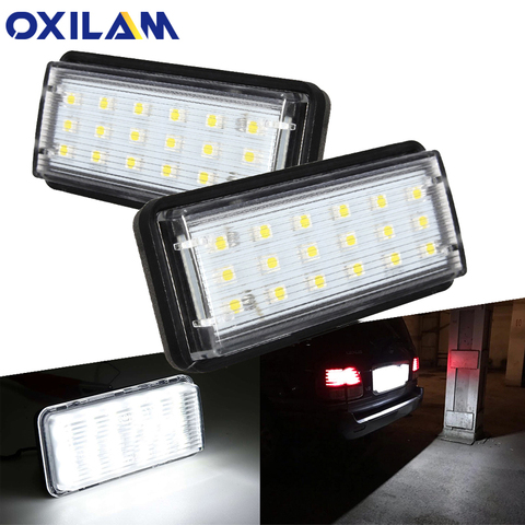 For Toyota Land Cruiser 120 Prado Land Cruiser 200 No Error LED White Rear Number Plate Light Auto Lamp for Lexus GX470 LX470 ► Photo 1/6