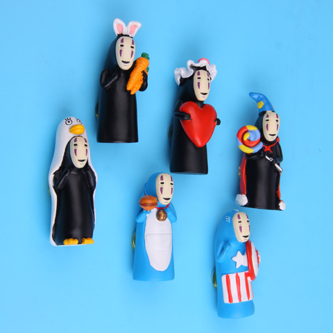 Creative Cartoon No Face Refrigerator Magnets The Japanese Anime Spirited Away Cute Magnets for Fridge Home Decor Accessories ► Photo 1/6