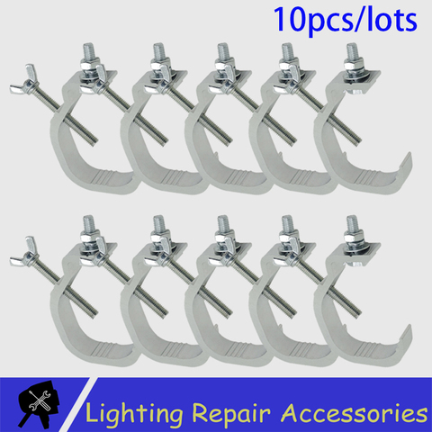 10Pcs/lot Free Tax Aluminum Lights Hook Par Light Hooks Led Stage Light Truss DJ Club Light Hanging Hook ► Photo 1/6