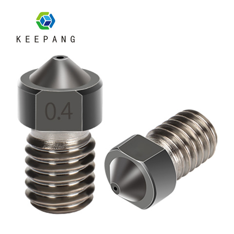 10pcs stainless steel E3D nozzle V5 V6 3D Printer Nozzle M6 screw thread 1.75mm 3mm Filament 0.2 0.3  0.4 0.5 0.6 0.8mm Nozzle ► Photo 1/5