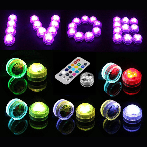 1PC RGB 13 Colors LED Light for Shisha Hookah Narguile Bar Decoration Accessories Festive Party Decoration With Remote Control ► Photo 1/6