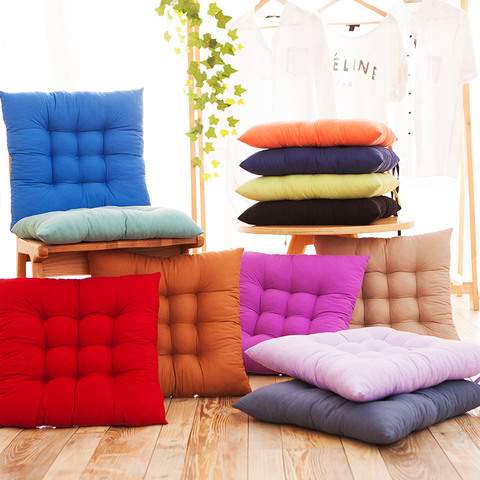 Pillows For Chairs Floor Seat Cushion Thicken Tatami Dining Chair Cushions Solid Color Home Decorative Sitting Sofa Pillows New ► Photo 1/6