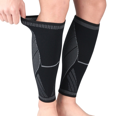 1pcs Running Athletics Compression Sleeves Leg Calf Shin Splints Elbow Knee Pads Protection Sports Safety Unisex ► Photo 1/6
