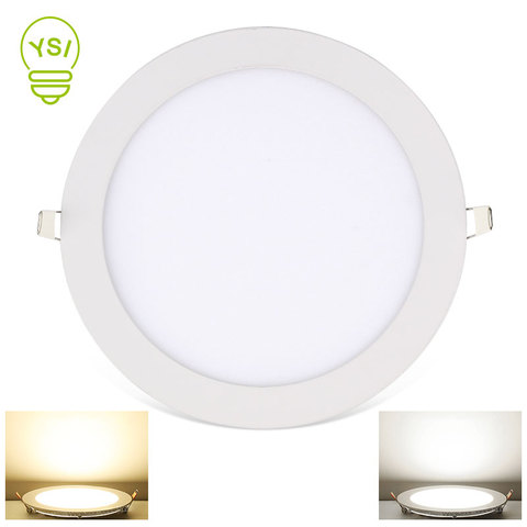 LED Panel Light 3W 4W 6W 9W 12W 15W 18W Ultra Thin Spot LED 220V 110V Round Recessed Spot Light Lamp For Living Room ► Photo 1/6