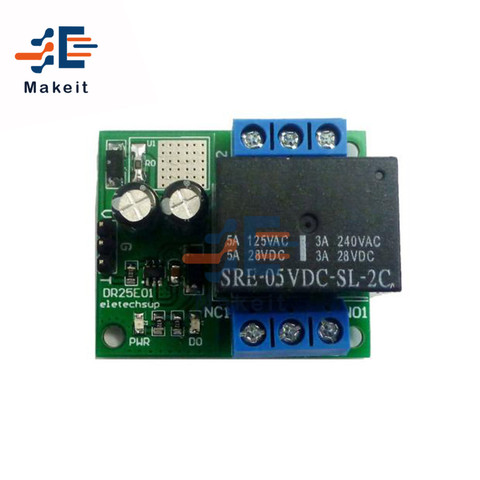 DC5-24V 3-5A Flip-Flop Latch DPDT Relay Module Double Pole Double Throw Self-locking Switch Bistable Trigger Board 5V 6V 12V 24V ► Photo 1/6