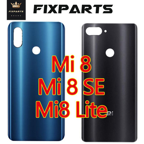 New for Xiaomi Mi8 Battery Cover Back Glass Rear Door Housing Case Replace Parts For Xiaomi Mi 8 SE Battery Cover 8SE 8 Lite ► Photo 1/6