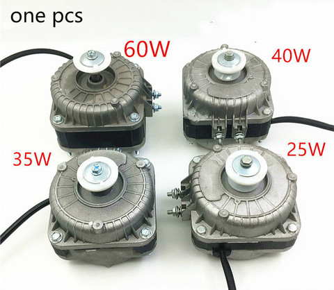 Shadow pole motor asynchronous refrigerator motor freezer motor wind condenser fan motor replacement parts 220v 25/35/40/60W ► Photo 1/4