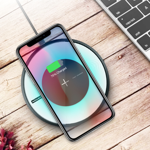 For Samsung Note 10/S10/S10 Plus/S9 Wireless Charger 10W Fast Wireless Charging Pad Qi-Certified For iPhone XS/8 Mi 9 Charger ► Photo 1/6