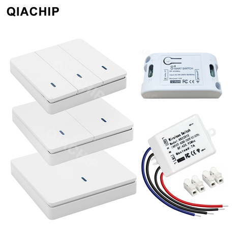 QIACHIP 433.92 MHz Wireless switch universal AC 85-220V 1CH Wireless Remote Control Receiver 433mhz maxload 2200W high quality ► Photo 1/6