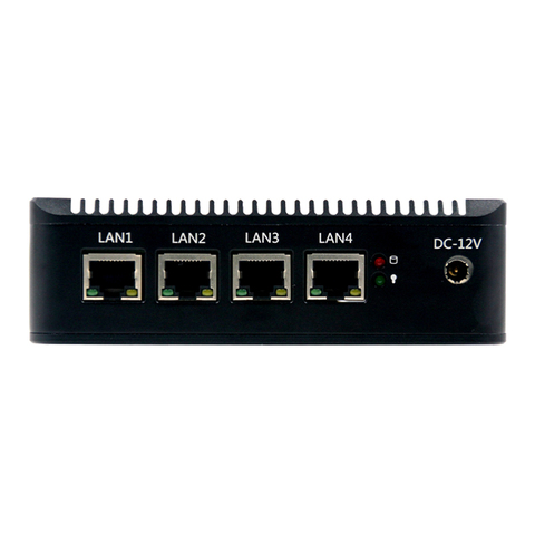 Bez wentylatora miękki Router Intel Celeron J3160 czterordzeniowy Mini komputer z HD-MI VGA 4 intel Gigabit LAN dla pfSense firewall AES-NI ► Photo 1/3