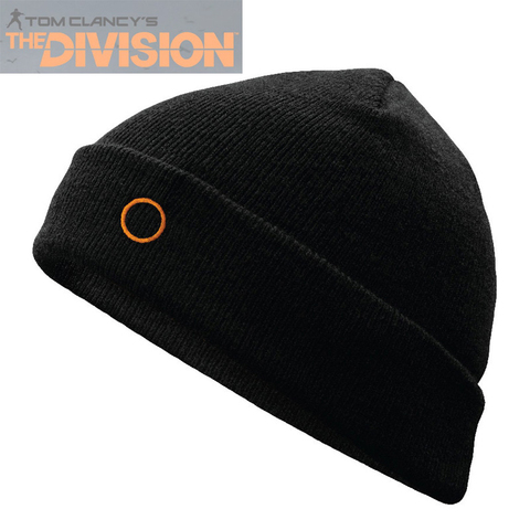 Customize Embrodiery Logo Cap Tom Clancy's Division SHD Agent Cap Grey/Red/Black Knitted Hat for Men Women Winter Warm Cap ► Photo 1/6