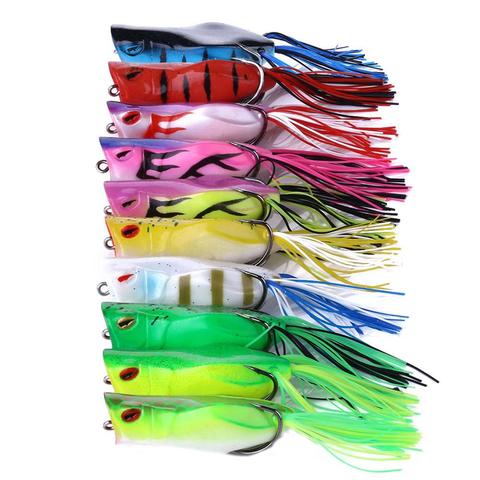 1PC 7cm 14g Simulation Soft Ray Frog Artificial Minnow Crank Fishing Hooks Popper Wobbler Baits Carp Fish Lures Tackle Tool ► Photo 1/6