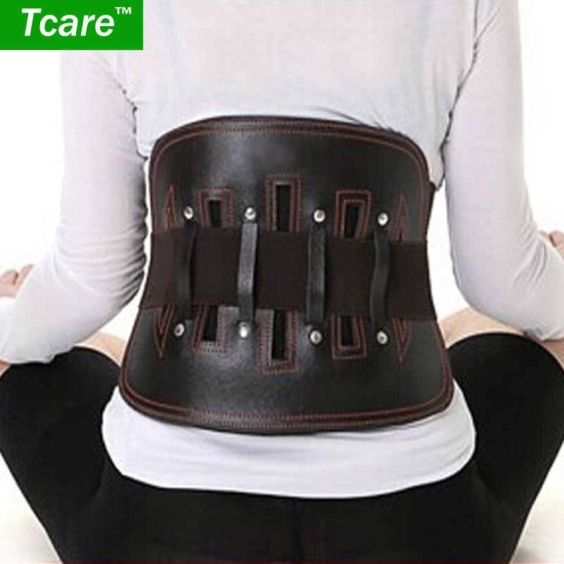 Tcare 1Pcs Leather Waist Belt protect lumbar Slimming Lower Back Support  Waist Lumbar Brace Backache Pain Relief Health Care - Price history &  Review, AliExpress Seller - Tcare Official Store