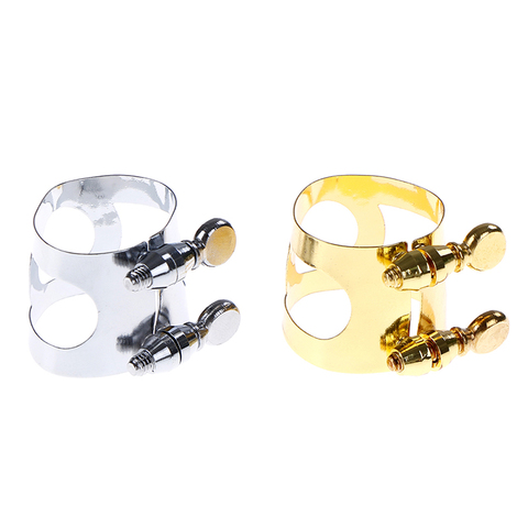 Mouthpiece Clarinet Ligature Clip Fastener for Clarinet Parts Metal  Stainless steel Mouthpiece Protection Gold & Silver Color ► Photo 1/6