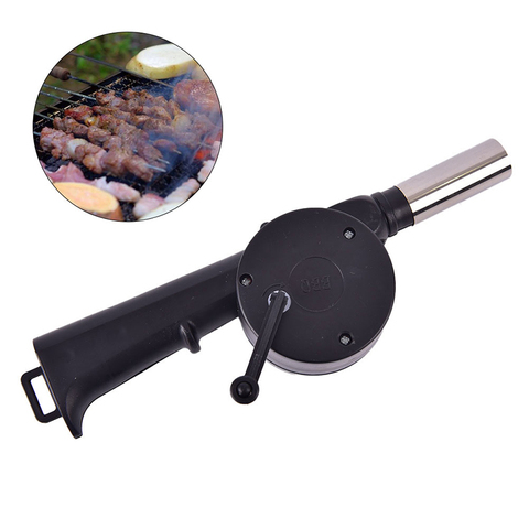 1PC Outdoor Cooking BBQ Fan Air Blower For Barbecue Fire Bellows Hand Crank Tool For Picnic Camping ► Photo 1/6