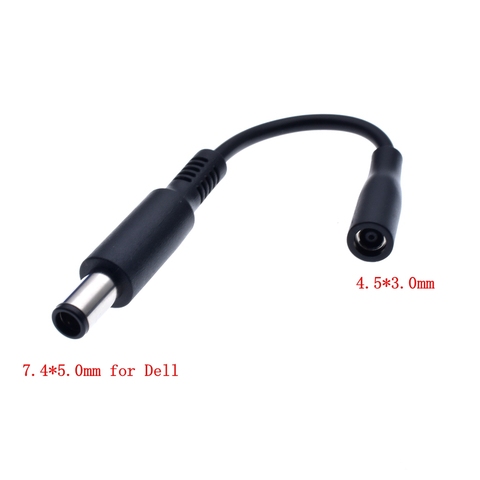 4.5x3.0mm Female to 7.4x5.0mm Male Plug Converter Dc Power Adapter Connector Laptop Charging Cable for Dell Notebook Charger ► Photo 1/6