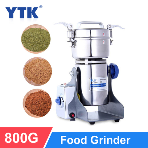 YTK 800g Coffee Dry Food Grinder Mill Grinding Machine gristmill home medicine flour powder crusher Grains ► Photo 1/6
