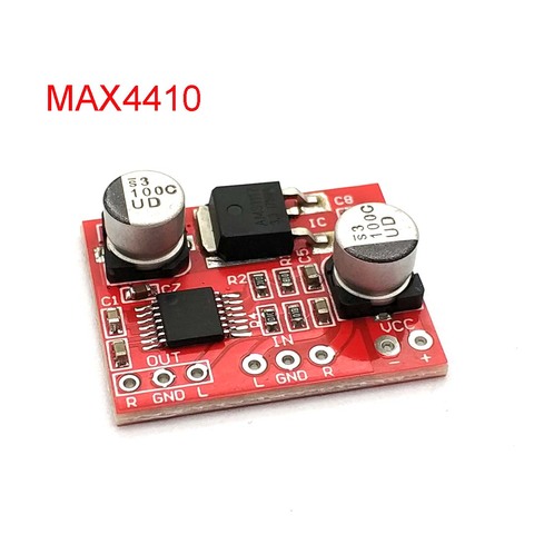 MAX4410 HIFI Headphone Amplification Audio Board Audio Preamplifier Board AMP DC3-12V ► Photo 1/5
