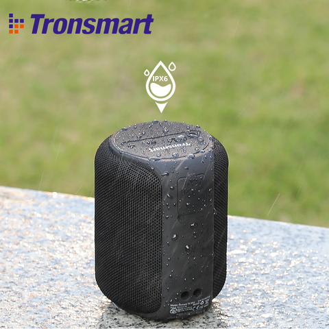 Tronsmart T6 Mini TWS Bluetooth 5.0 Speaker 15W IPX6 Waterproof Wireless Portable Column Outdoor 24H Play Time Voice Assistant ► Photo 1/6