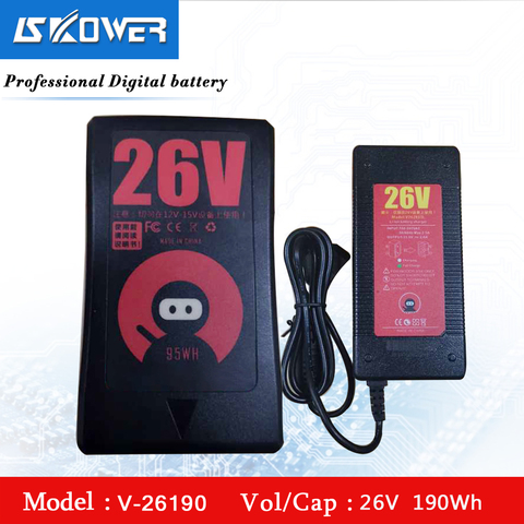 26V V Mount Battery For Movie Cameras and Lights 26V Series Battery With D-Tap Output 190Wh ► Photo 1/6