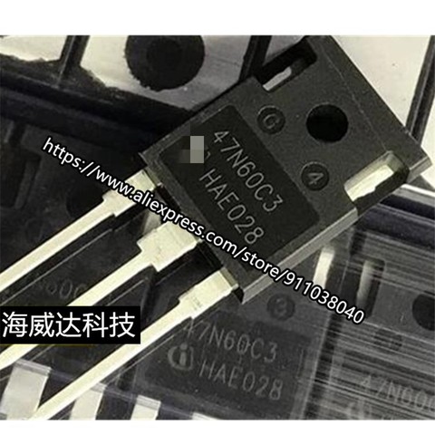 10Pcs SPW47N60C3 TO247 SPW47N60 TO-247 47N60 47N60C3 5pcs/lot ► Photo 1/1