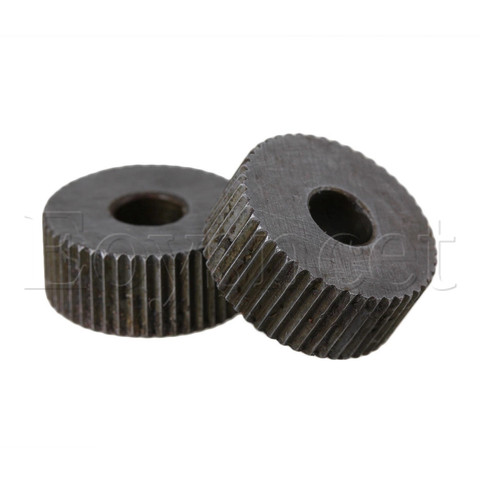 2x Anti Slip Single Straight Coarse 1.2mm Linear Knurling Wheel for Metal Lathe ► Photo 1/3