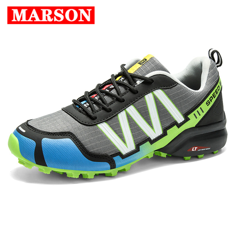 SMS Men Outdoor Hiking Shoes Climbing Sport Breathable Sneakers Tactical Hunting Trekking Shoes Summer Mesh Anti-skid Trainers ► Photo 1/6