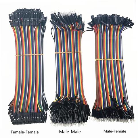 40-120pcs Dupont Line 10CM 40Pin Male to Male + Male to Female and Female to Female Jumper Wire Dupont Cable for Arduino DIY KIT ► Photo 1/4