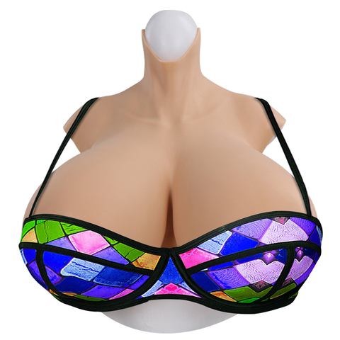 U-CHARMMORE Z Cup Super Big Large Breast Forms Huge Realistic Fake Boobs Enhancer Crossdresser Shemale Drag Queen Transgender ► Photo 1/6