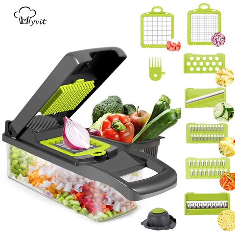 Vegetable Cutter 6 Dicing Blades Mandoline Slicer Fruit Peeler Potato Cheese Grater Chopper Kitchen Accessories Vegetable Slicer ► Photo 1/6