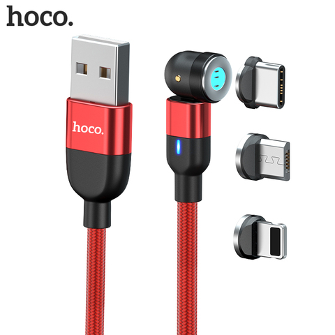 HOCO Magnetic USB Cable Fast Charging Type C Cable 540 Degree Roating Magnet Charger For iPhone 12 11 Xiaomi USB Cord Wire Cable ► Photo 1/6