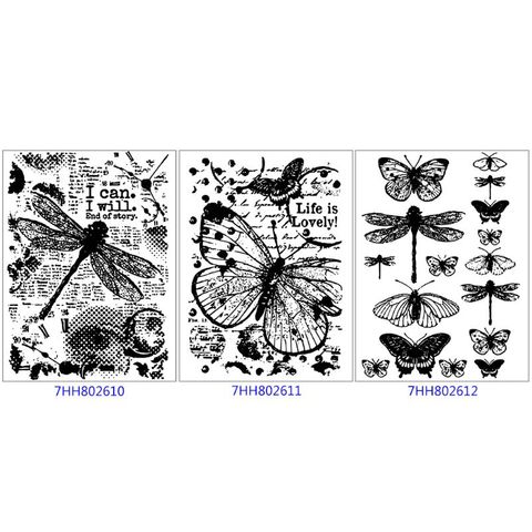 Dragonfly DIY Silicone Clear Stamp Cling Seal Scrapbook Embossing Album Decor Dropshipping ► Photo 1/6