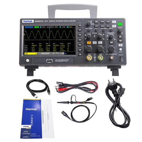 Hantek DSO2C10 Digital Oscilloscope Dual Channel Economical Oscilloscope 100MHZ Bandwidth Handheld with Signal Source ► Photo 1/6