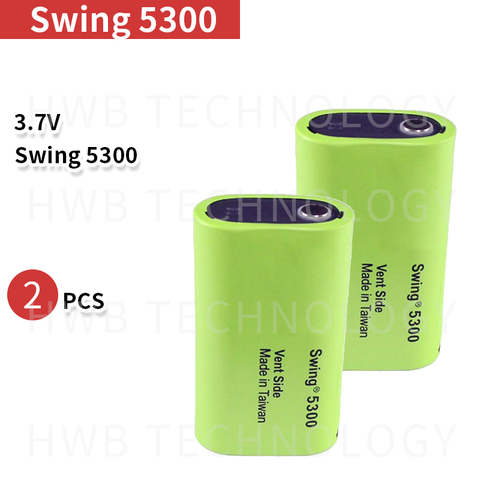 2pcs  BOSTON SWING 5300mAh low temperature fuel battery cell 3.7v 13A discharge ► Photo 1/4