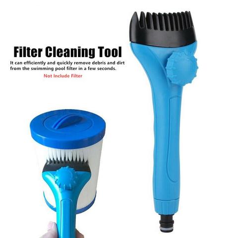 New Handheld Swimming Pool Filter Cleaner Cleaning Brush Hot Tub Spa Pond Pool Filter Cleaner Swimming Pool Cleaning Accessory ► Photo 1/6