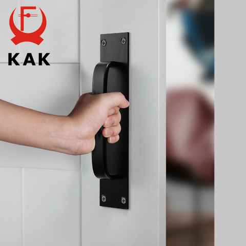 KAK Fashion Black Cabinet Handles Aluminum Alloy Kitchen Door Handles Cupboard Pulls Drawer Knobs Furniture Room Door Hardware ► Photo 1/6