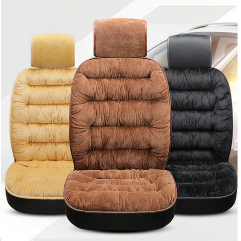 Winter Thicken Car Seat Covers Universal Fit Soft Non Slide Cushion Quality Luxury Car Interior for Vehicle Auto Seat Protector ► Photo 1/6