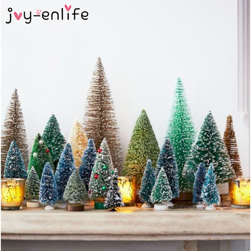 6pcs Mini Christmas Trees, Artificial Christmas Mini Bottle Brush Trees  Tabletop, Christmas Decoration Trees Xmas Holiday Decor - AliExpress