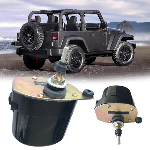 12V Wiper Motor Universal Windscreen Wiper Engine 110 Degree Fast Sweeping Windshield Wiper Wash Water Pump for Jeep ► Photo 1/6