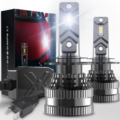 2pcs Mini 20000LM H7 Led Car Healights H4 HB2 H7 H16 9005 9006 HB3 BH4 H1 9012 9012 Led Headlamps Turbo H4 H8 H7 led Fog Lights ► Photo 1/6
