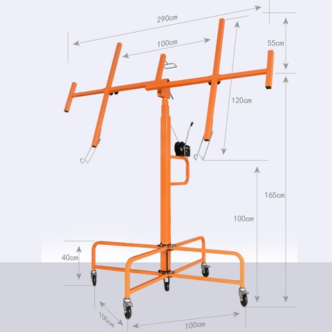 Drywall and panel hoist up platform lifting machine woodworking tools lift plasterboard ceiling ► Photo 1/3