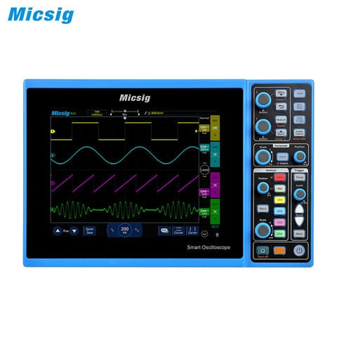 Micsig Tablet Oscilloscope STO1104C Plus 100MHz 4CH 1GSa Storage Touchscreen with battery 28mpts digital Oscilloscope ► Photo 1/6