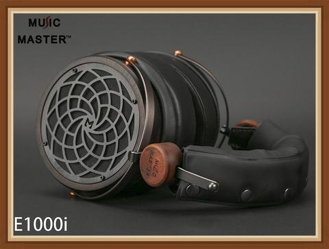 Music Master 108mm E1000I 60 Ohms Planar Hand Made Plate Wooden Hifi Audiophile Headphones Headset PK Z1R LCD4 Stellia Susvara ► Photo 1/6