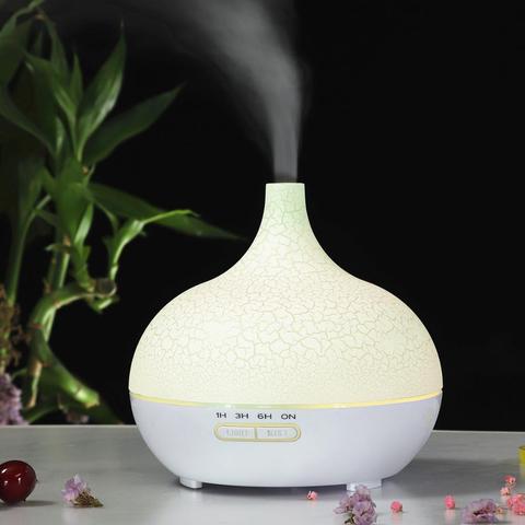 400ML Wood Grain Aroma Diffuser Ultrasonic Cool Mist Air Aromatherapy Humidifier for Home Office Essential Oil Diffuser ► Photo 1/6